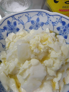 材料は2つだけ!豆腐と長いものレンジ蒸し-レシピのメイン写真