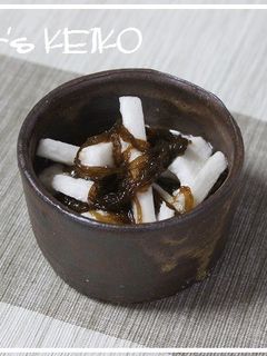【農家のレシピ】長いもともずくの酢の物-レシピのメイン写真