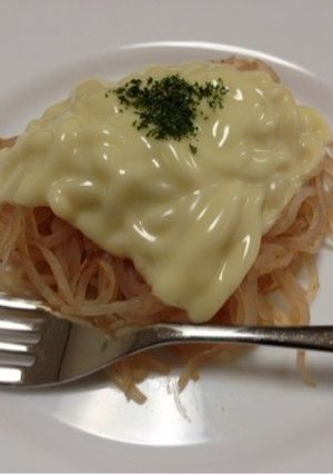 ダイエット！白滝のチーズパスタ風-レシピのメイン写真