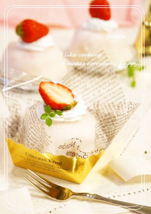 ✿苺とチーズのムース大福✿-レシピのメイン写真