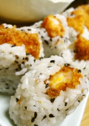 エビフライのおにぎり-レシピのメイン写真