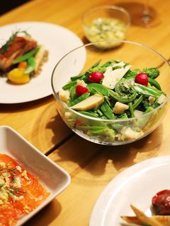 春野菜とアンチョビ、パルミジャーノサラダ-レシピのメイン写真