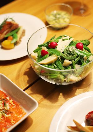 春野菜とアンチョビ、パルミジャーノサラダ-レシピのメイン写真
