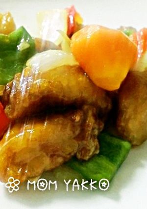 定番中華♪緑黄色野菜がたっぷり酢豚-レシピのメイン写真