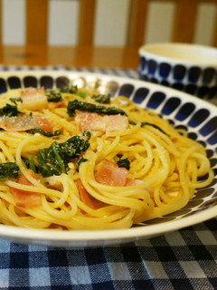 ほうれん草とベーコンの和風パスタ-レシピのメイン写真