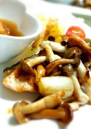 受験生の夕食 ♪ ブリときのこ炒め-レシピのメイン写真