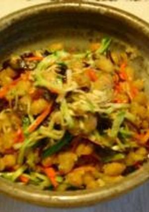 揚げ大豆の酢の物-レシピのメイン写真