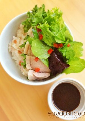 梅ご飯と蒸し豚のヘルシー丼バルサミコ風味-レシピのメイン写真