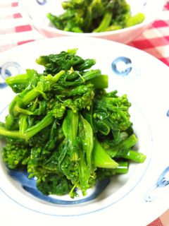 菜の花のからし醤油和え♪-レシピのメイン写真