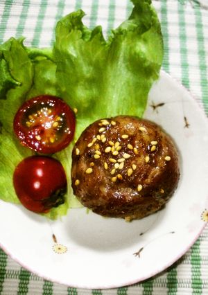 ゴマだれ肉巻きオニギリ-レシピのメイン写真