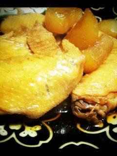 ☆簡単手羽先と大根の甘辛煮☆-レシピのメイン写真
