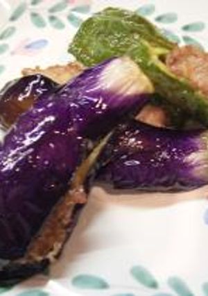 なすとピーマンの肉詰め揚げ-レシピのメイン写真