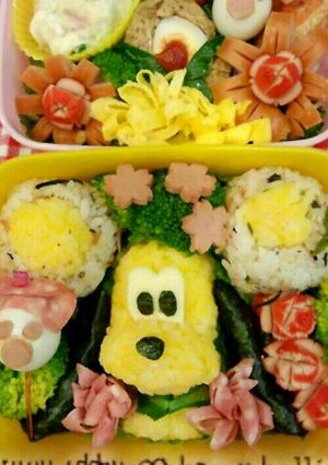 キャラ弁簡単プルート-レシピのメイン写真