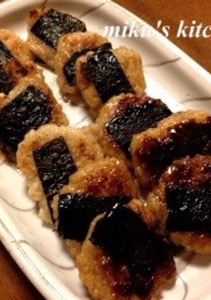 *余ったご飯で 五平餅風*-レシピのメイン写真