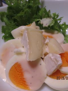ゆで卵サラダ-レシピのメイン写真