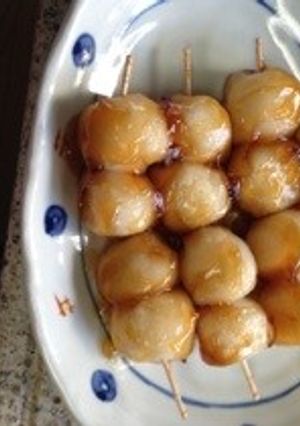 電子レンジでみたらし団子☆☆-レシピのメイン写真