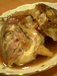 鯛のアラ炊き-レシピのメイン写真
