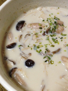 きのこいっぱい♪生姜豆乳スープ-レシピのメイン写真