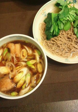 話題のつけ麺風!熱々つけダレの日本蕎麦-レシピのメイン写真