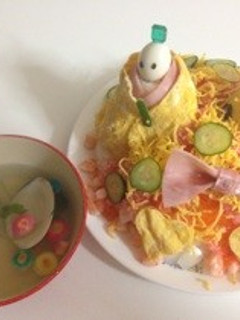 ひな祭りに♡散らし寿司-レシピのメイン写真