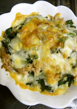 ほうれん草のチーズ焼き♪-レシピのメイン写真
