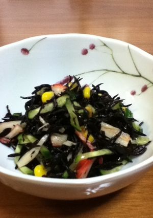 ルクエで♪ひじきサラダ（レモン醤油）-レシピのメイン写真