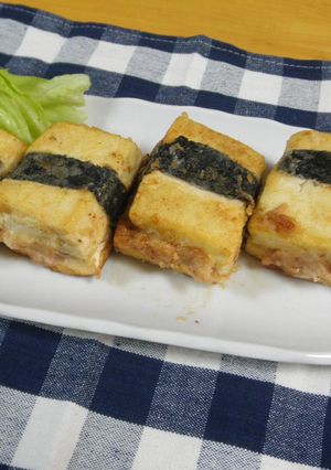 ツナマヨサンド　豆腐ステーキ-レシピのメイン写真
