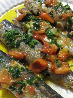 鰯のソテー パセリとトマトのソース-レシピのメイン写真