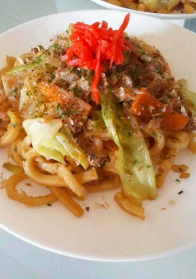 簡単！ずぼら？焼きうどん！-レシピのメイン写真