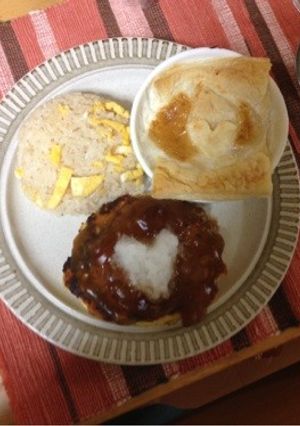 牛乳と鳥肉の簡単ハートスープパイ-レシピのメイン写真