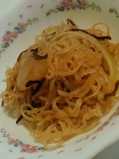 デトックス☆凍りしらたき玉ねぎ塩昆布炒め-レシピのメイン写真