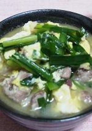 中華風ニラ玉温麺-レシピのメイン写真