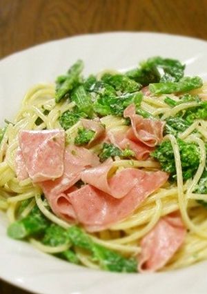 略式・菜の花パスタ-レシピのメイン写真