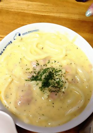 カルボナーラ風うどん-レシピのメイン写真