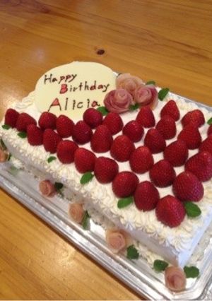 誕生日ケーキ-レシピのメイン写真