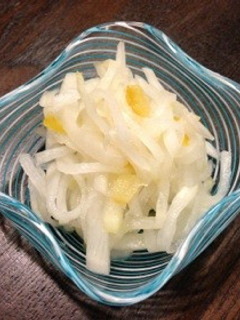 大根と文旦ピールでなます風お漬物❀-レシピのメイン写真