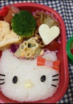 キャラ弁☆キティちゃん-レシピのメイン写真