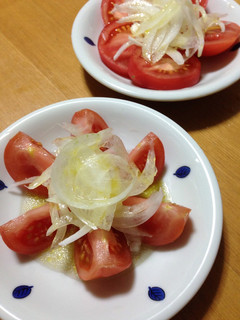 トマトと玉ねぎでサラサラさらだ☆-レシピのメイン写真