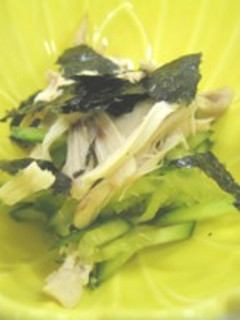 鶏肉ときゅうりのさっぱり緑酢和え-レシピのメイン写真