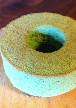 米粉の抹茶シフォン（油無し）-レシピのメイン写真