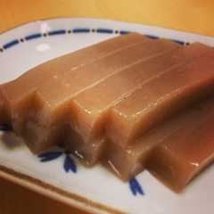 รูปของ 金時豆の水ようかん／煮豆の煮汁を有効活用
