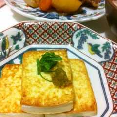 รูปของ お豆腐焼いただけ~♪(柚子胡椒)