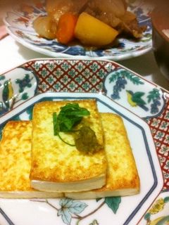 お豆腐焼いただけ~♪(柚子胡椒)-レシピのメイン写真