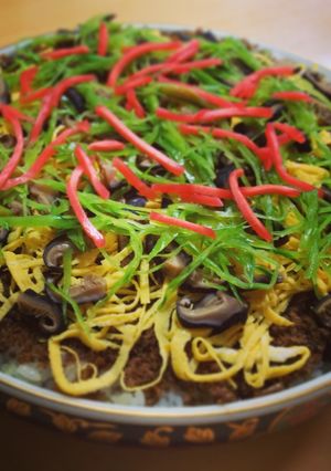 丹後ばら寿司／サバ缶でんぶのちらし寿司-レシピのメイン写真