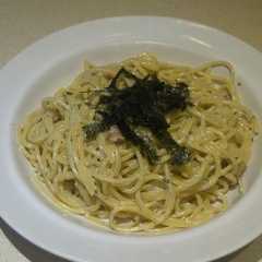 梅昆布茶のマヨパスタ-レシピのメイン写真
