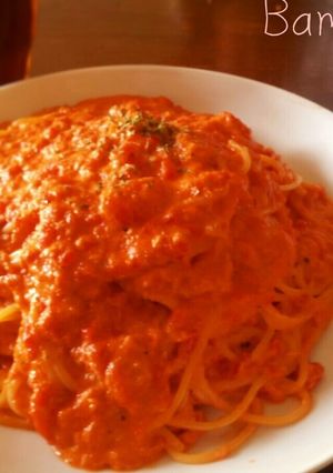 蟹のトマトクリームパスタ-レシピのメイン写真