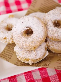 米粉の焼きドーナツ① きなこ-レシピのメイン写真