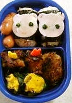 超カンタン!クマさんおにぎり★キャラ弁-レシピのメイン写真