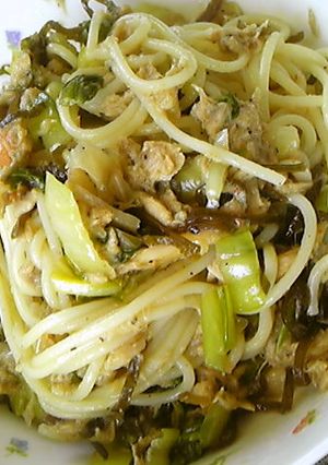 ツナと塩昆布の和風さっぱりパスタ-レシピのメイン写真