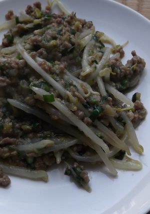給料日前に！麻婆もやし-レシピのメイン写真